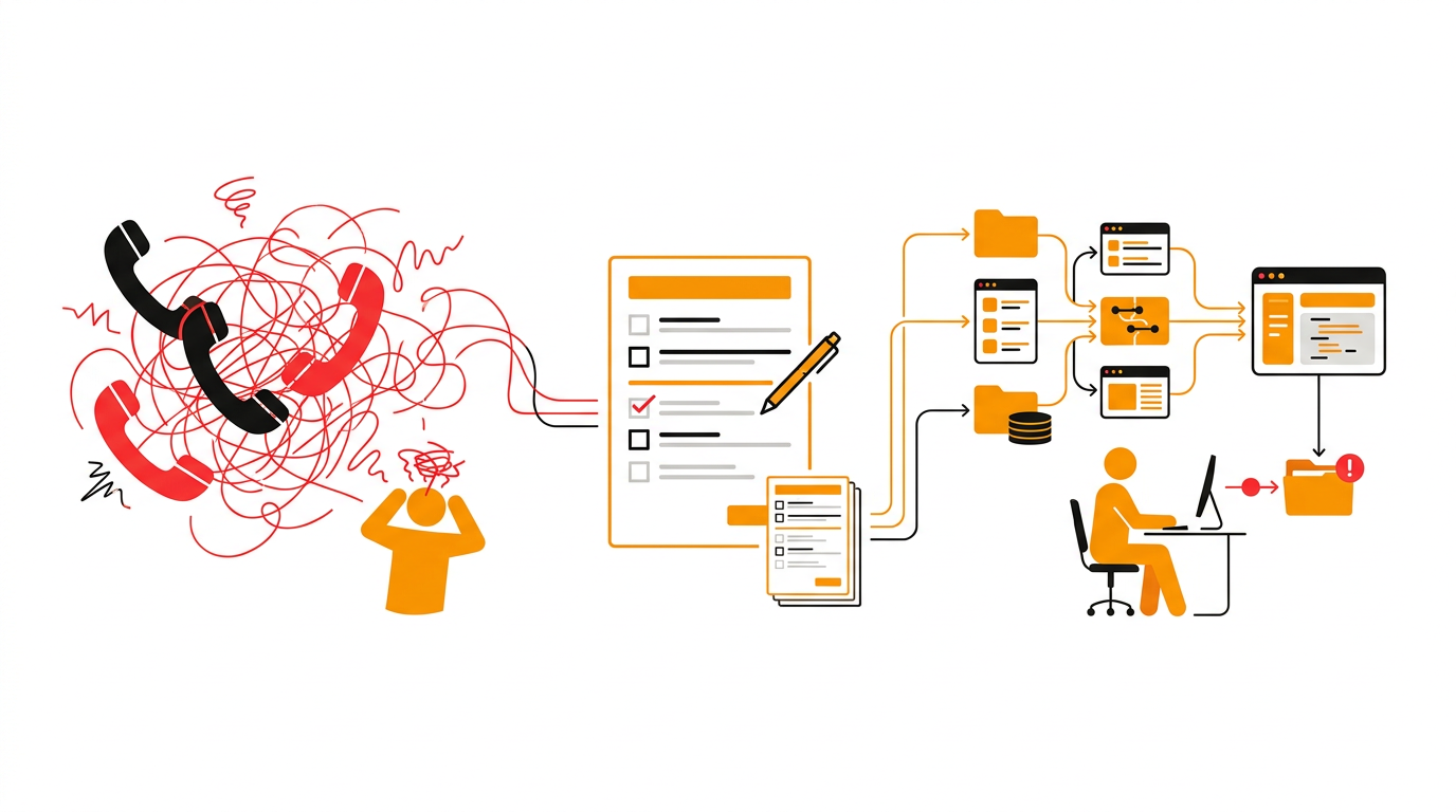 Vergelijk telefoon, formulier en digitale intake